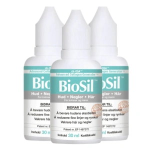 BioSil Dråper – 3 x 30 ml – 6 mnd kur