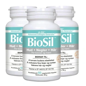 BioSil Kapsler – 3 x 60 tab – 3 mnd kur