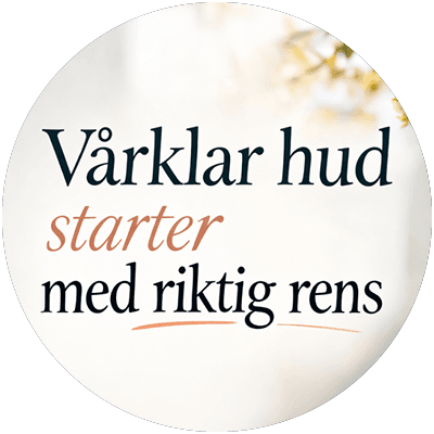 vårklar hud starter med riktig rens sirkel